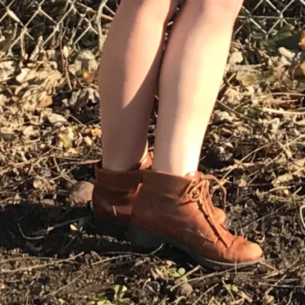 Brown vintage boots
